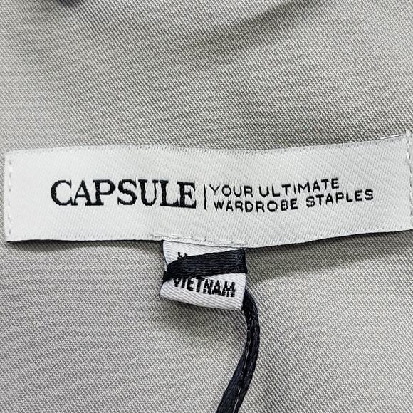 JD Williams Capsule Blazer Womens 10 Light Gray Single Button Preppy Office - Picture 6 of 12